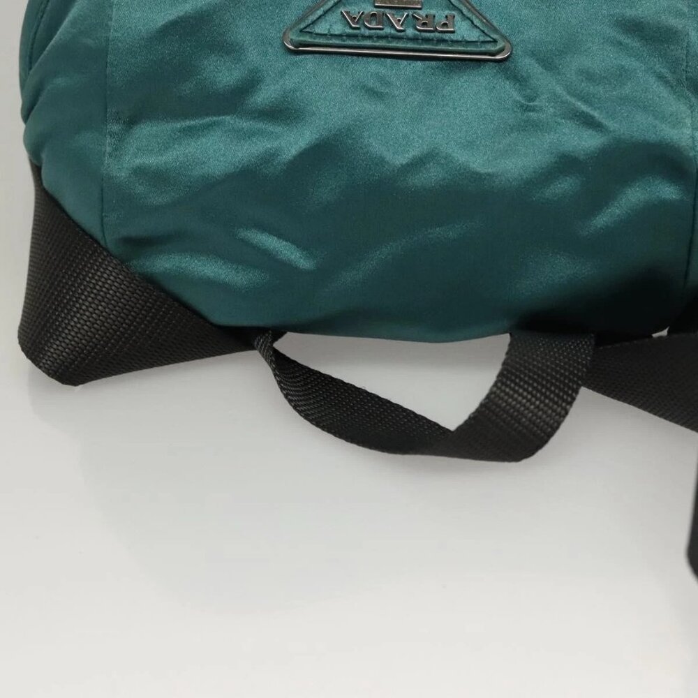 PRADA Backpack Satin Blue Auth - Picture 6 of 15